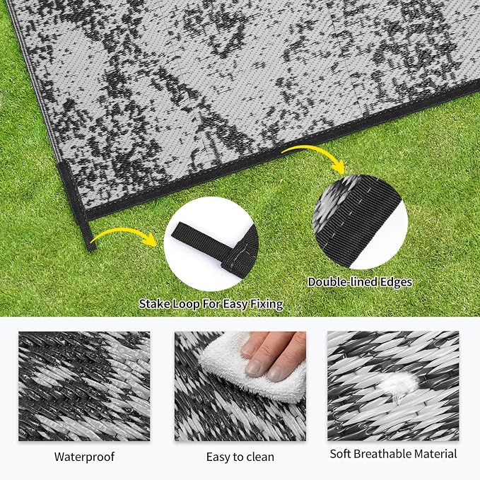 Mosaic Black Grey