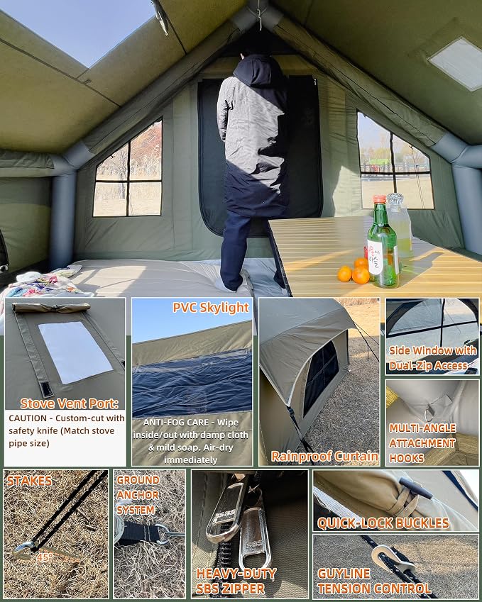 6.3P-Tent Inflatable GreenUS