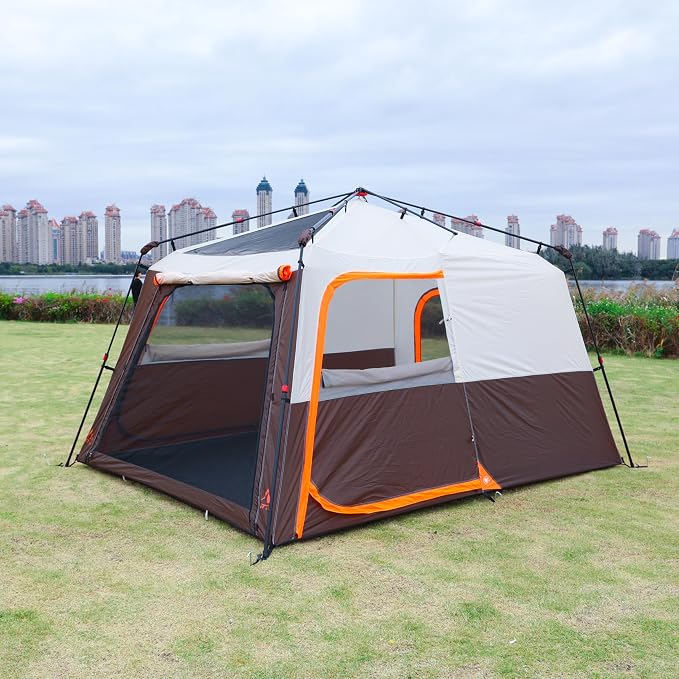 Brown-6 Person-Instant