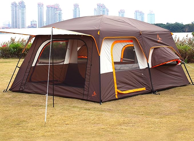 Brown-12 Person-2 Bay Windows