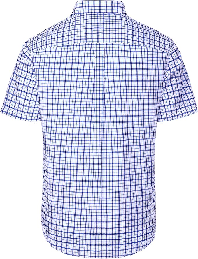 Navy Red Small Plaid