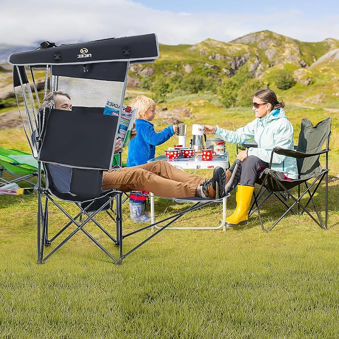 1-pack Heated Chair Black&grey