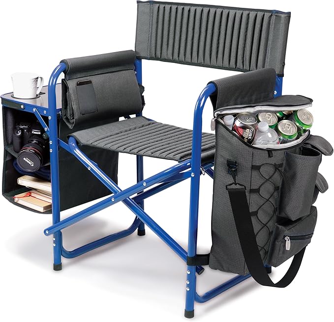 Dark Gray With Blue Accents