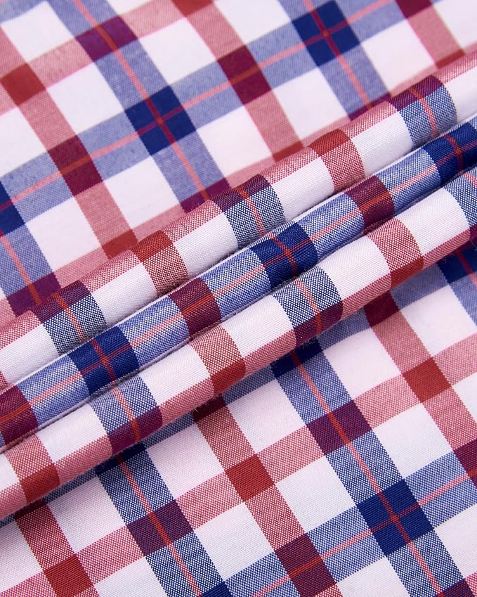 Red Navy Check