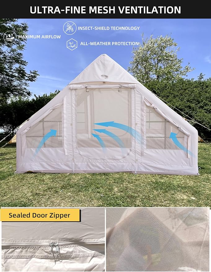 6.3P-Tent Inflatable BeigeUS