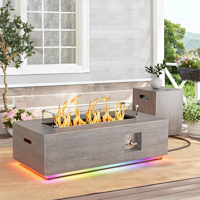 Gray - 42'' w RGB LED
