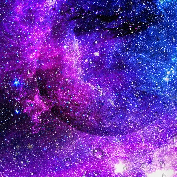 Purple starry sky