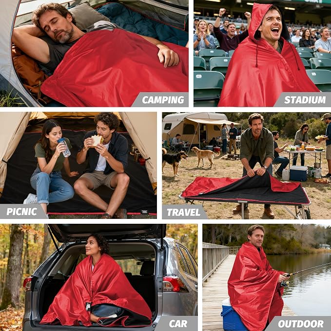 Red - Hooded