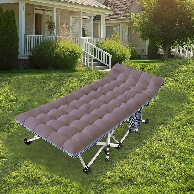 Xxl Cot With Brown Pad