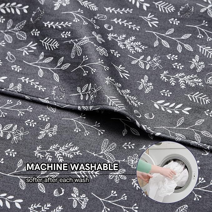 Cotton Removable Cover Plant/Grey