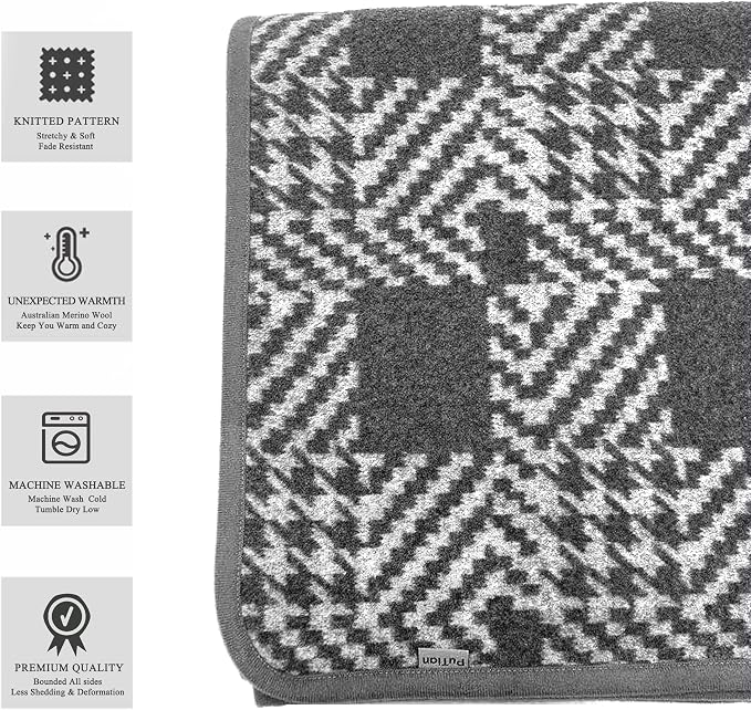 Houndstooth Grey