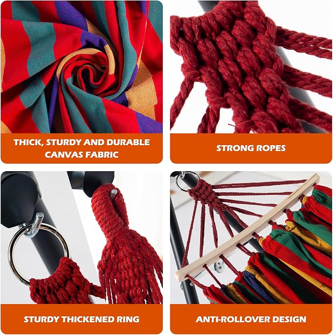 Red Colorful Striped