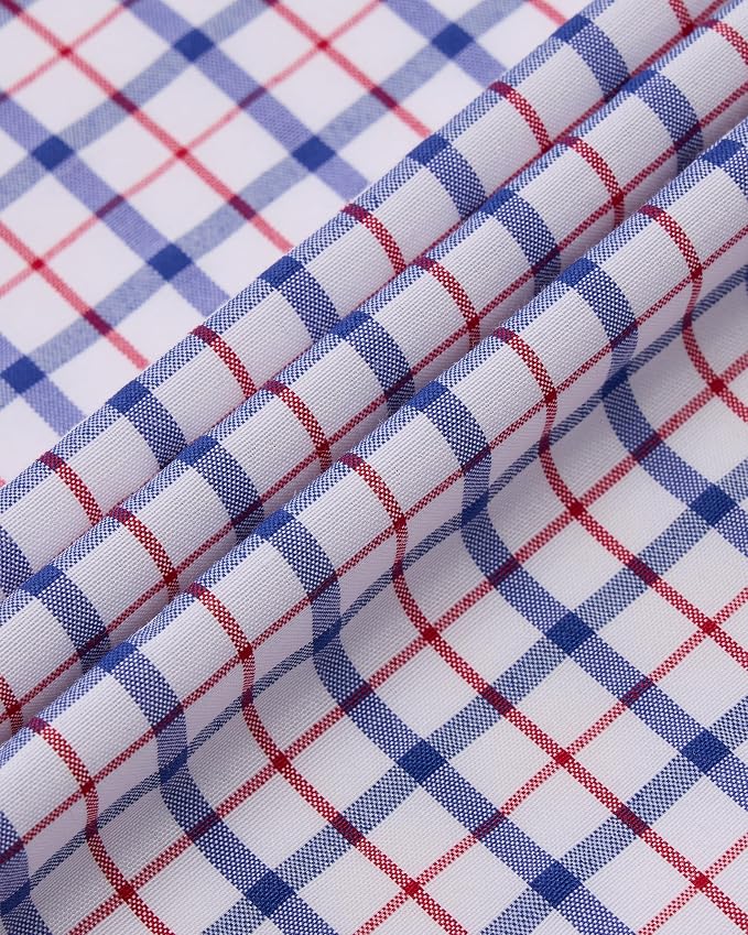 Navy Red Plaid