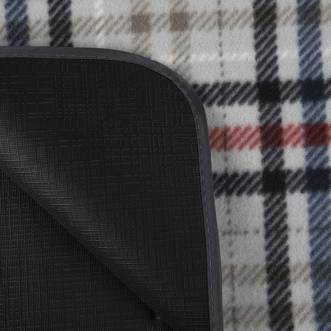 Carnaby Street Collection - Gray With Blue & Red Accents