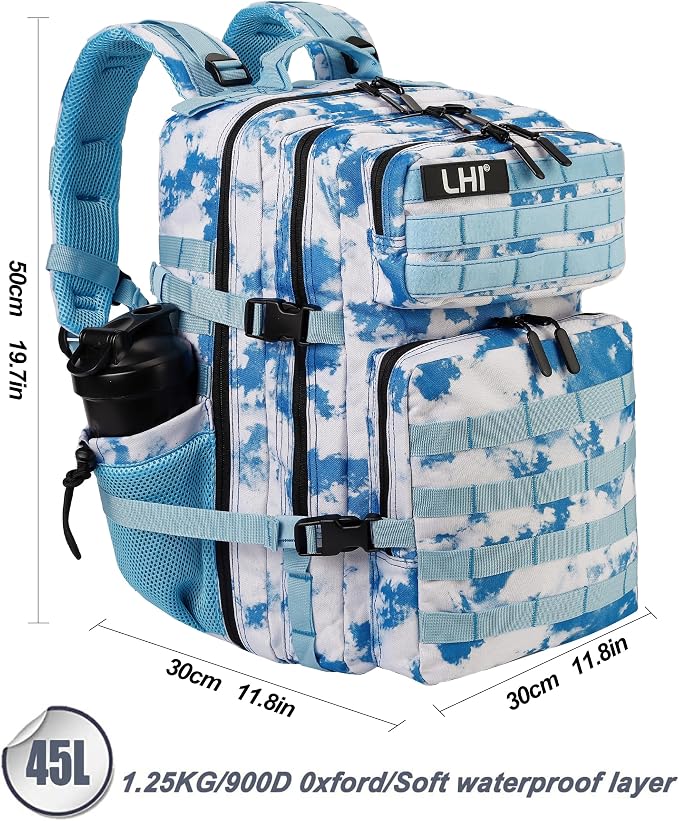 2.10 Light Blue Tie-dye