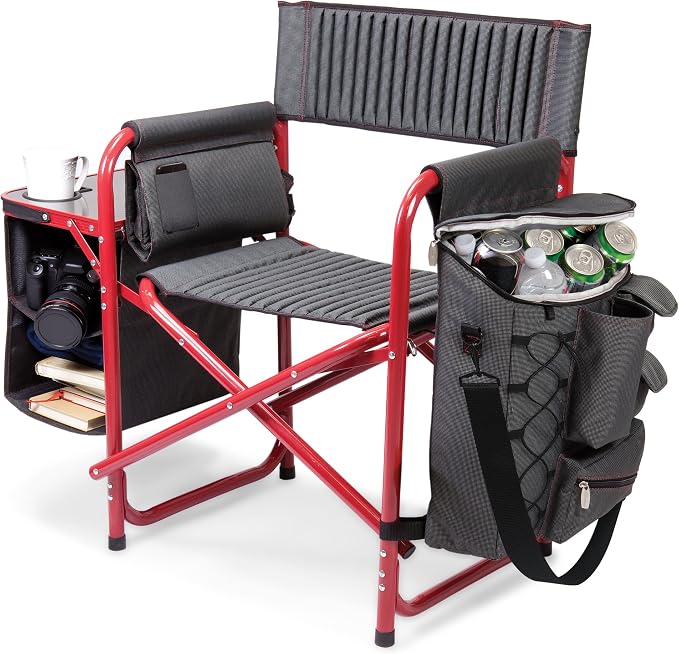 Dark Gray With Red Accents