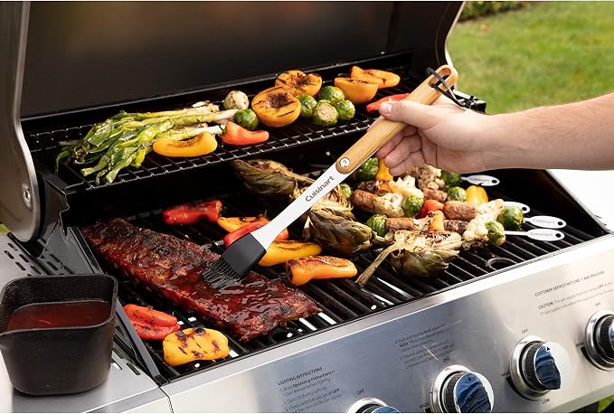Five Burner Full-Size Gas Grill with Twist-to-Start Ignition