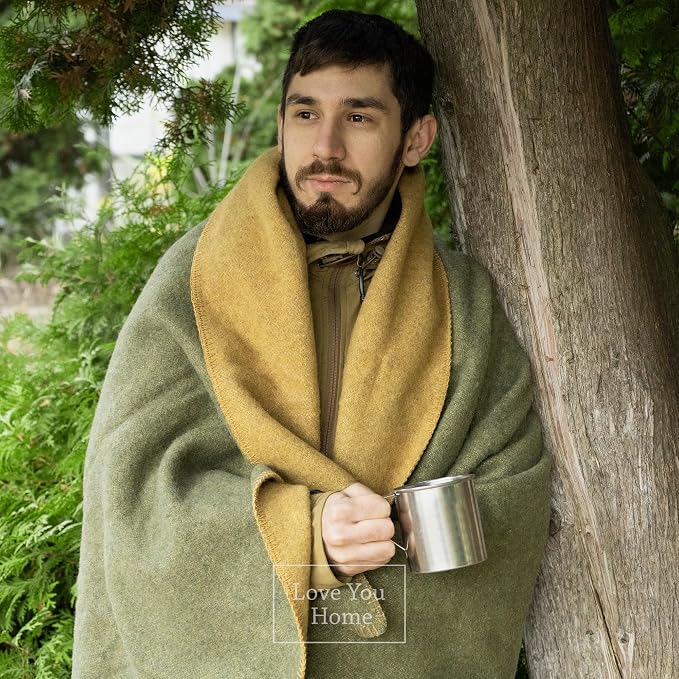 Olive Green - Mustard