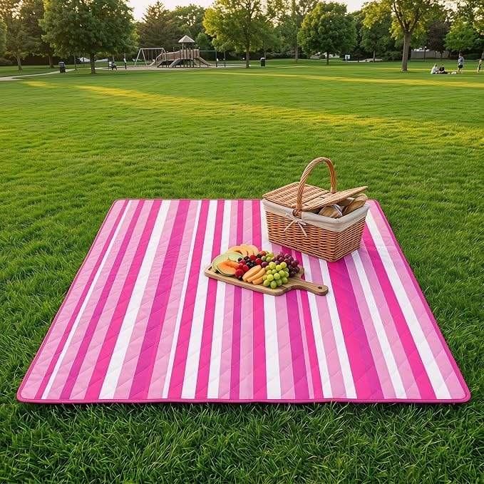 Pink and White Checkered Pattern