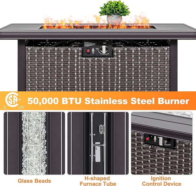 Aluminum & Rattan