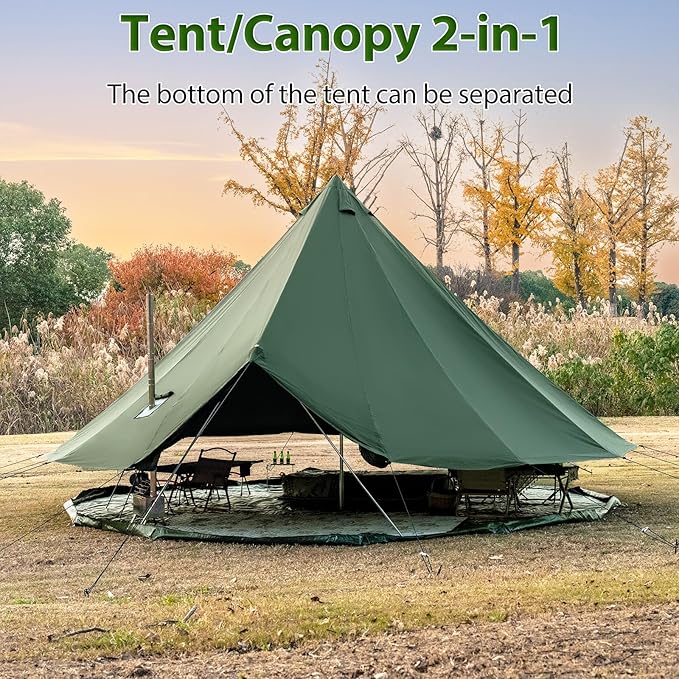 19.7ft*19.7ft*11.5ft (8-12 person)(Green)