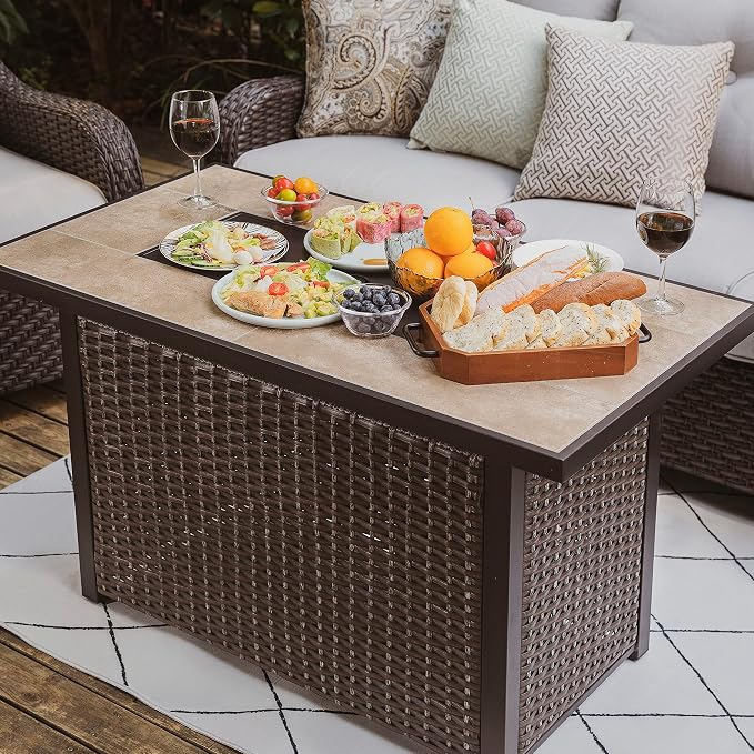 Ceramic & Rattan