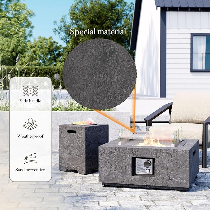 Black - Stone With Wind Guard&Tank Cover