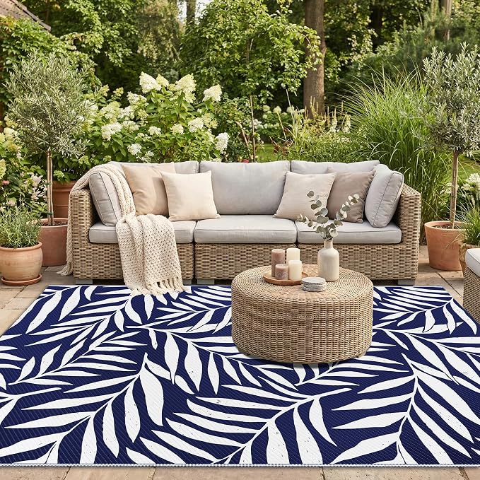 Navy Blue & White