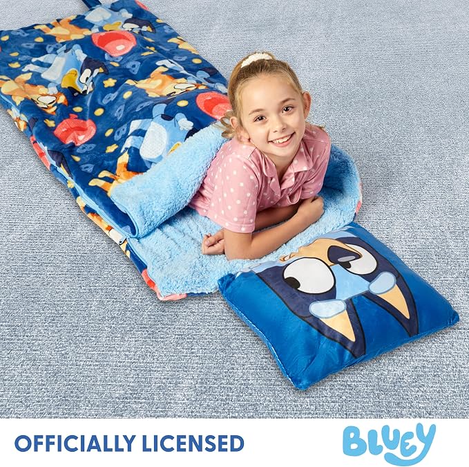 Bluey B for Balloon w/ Pillow