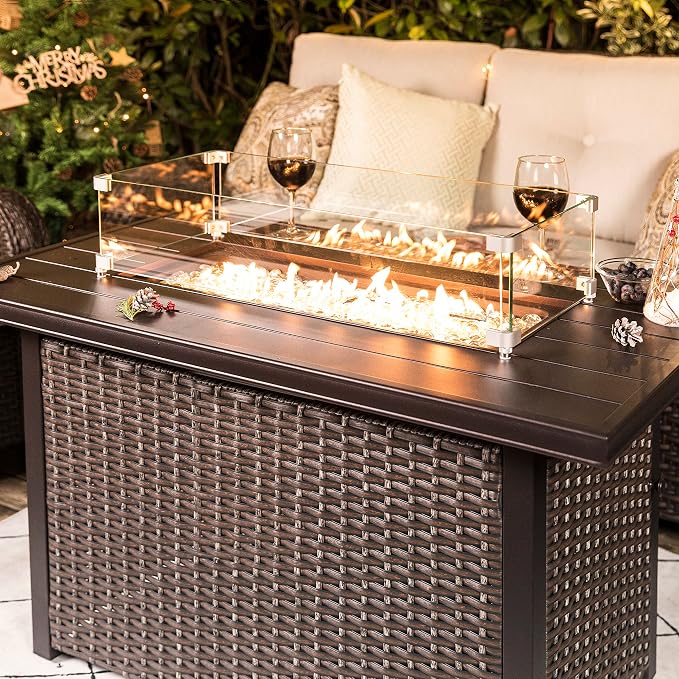 Aluminum & Rattan