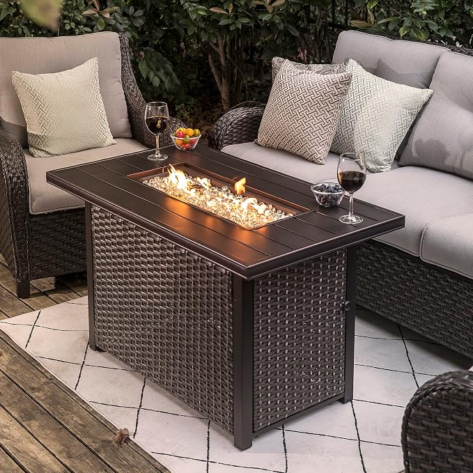 Aluminum & Rattan